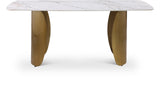 Niya White Dining Table 785-T Meridian Furniture