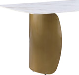 Niya White Dining Table 785-T Meridian Furniture