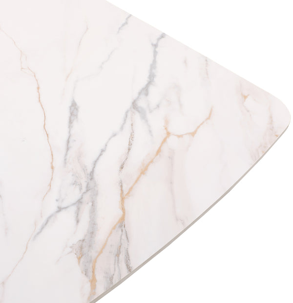 Niya White Dining Table 785-T Meridian Furniture