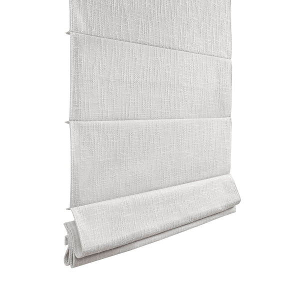 English Elm 1 Roman Shade 35x64" Total Blackout Cordless Polyester Roman Shade with Weighted Hem and Hardware White 6.29 L x 9.25 W x 8.07 H B035P319843