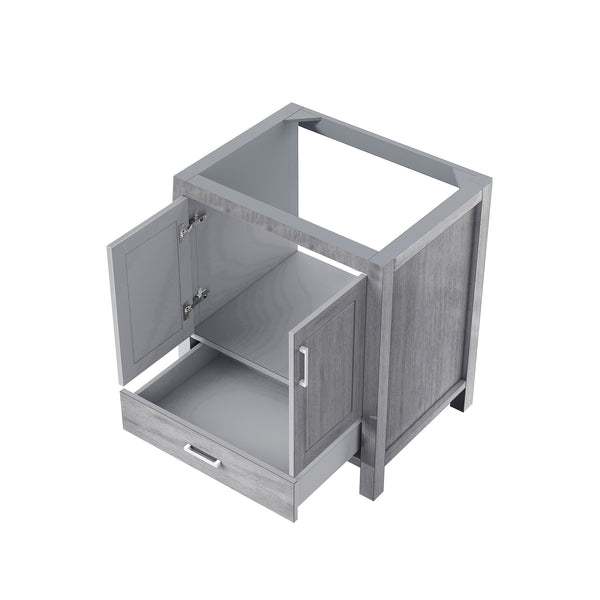 English Elm Distressed Grey Bathroom Vanity 30" Compatible Top Soft-Close Drawer Solid Wood Frame, Fully Assembled B2731P258788
