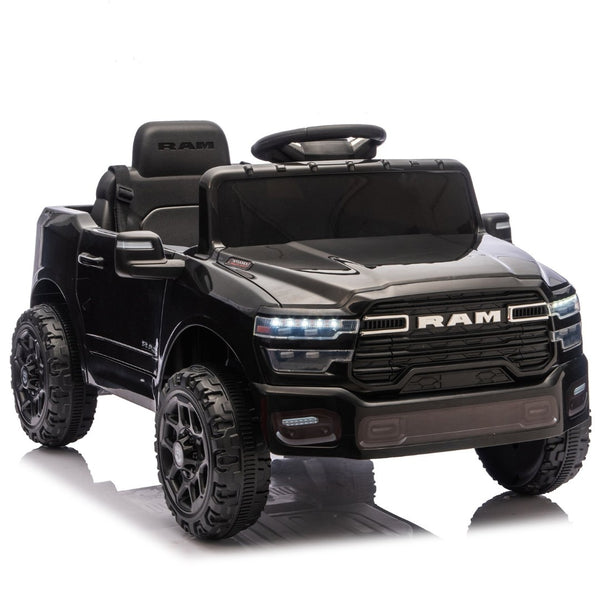 English Elm Licensed Dodge Ram 3500 12v Kids Ride on Truck with Parental Remote and Rear Suspension W1578P346247