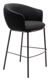 Essen Barstool Black & Bronze 109810 Zuo Modern