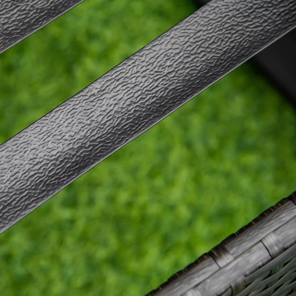 English Elm Outsunny Outdoor Wicker Rocking Chair With Plush Cushions - Stylish Patio Rocker For Garden Relaxation W2225P174018-GIGA