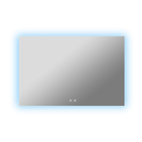 English Elm Vellum Frameless Led Backlit Vanity Mirror with Defogger for Spa Bath Spaces B2731P478340