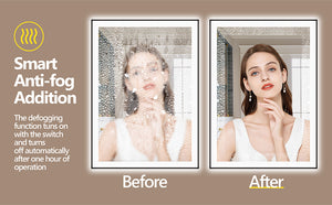 English Elm 20X28 Inch Frameless Led Bathroom Mirror - Smart Anti-Fog, Dimmable Lighting & Durable Design T3757P346981