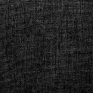 English Elm Chenille Modern Dining Chair with Curved Gold-Plated Legs, Rivet Trim, Textured Upholstery Comfort Black W1143P332685