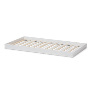 Baxton Studio Baxton Studio Payton Modern White Trundle Bed – Space-Saving Twin Design with Smooth Roll-Out Feature HT-White-Trundle