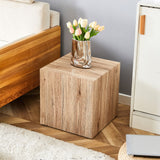 English Elm Elevate Your Living Space With This Modern Mdf Coffee Table That Showcases Smooth, Light Wood Color Texture Patterns. It Is Characterized By Stylish Design.