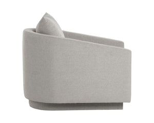 Sunpan Gannon Armchair - Modern Elegance In Ernst Sandstone Fabric For Refined Comfort In Your Home Grey Fabric 111670