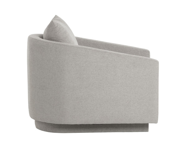 Sunpan Gannon Armchair - Modern Elegance In Ernst Sandstone Fabric For Refined Comfort In Your Home Grey Fabric 111670