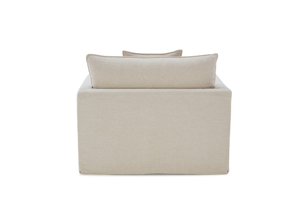 English Elm 1p Crayford Chair Taupe Linen Narrow Arms Wooden Legs Feather Blend Cushion Transitional Accent B2741P380794