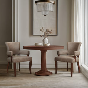 JLA Home Madison Park - Arm Dining Chair with Nailhead Trim, Tailored Upholstery, Padded Arms & Hardwood Frame for Dining Rooms FPF20-0387