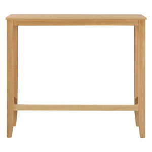 English Elm TOPMAX Farmhouse 48" Rectangular Wood Bar Height Dining Set with 2 Cushioned Stools, Space-Saving Design Natural+Beige N717P334716N