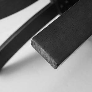 English Elm Vintage Rubber Solid Wood Dining Chair Set of 2 — Plush Berber Fleece Upholstery, Water & Stain Resistant, 280 lb Capacity Black,White W1535P281504