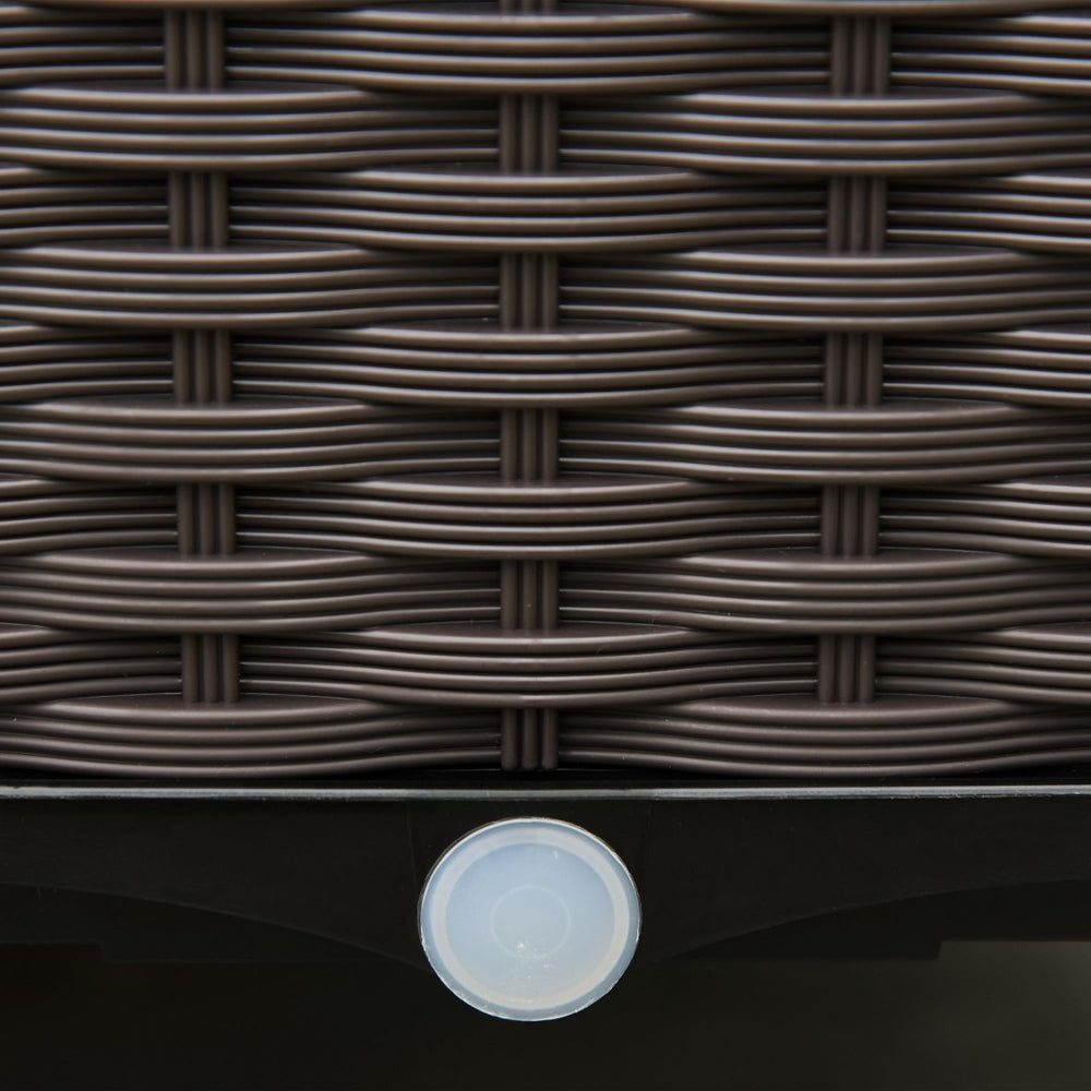 English Elm Outsunny 6-Piece Elevated Garden Bed Kit - Self-Watering Planters For Easy Outdoor Gardening Fun! W2225P174397-GIGA