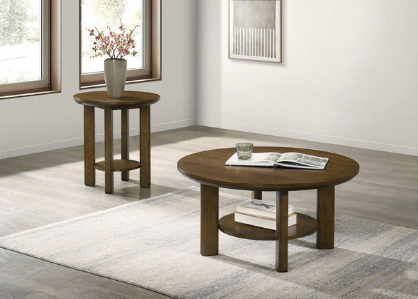 English Elm Square Engineered Wood Cocktail Table Matte Black Pedestal Base Modern Living Room B016P469766