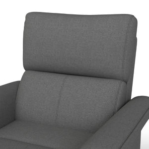 English Elm 270° Swivel Power Recliner Velvet Glider Rocker with Usb Ports for Living Room W1028S00057