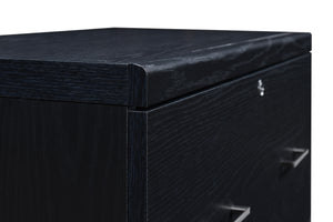 OSP Home Furnishings Alpine Lateral File Black