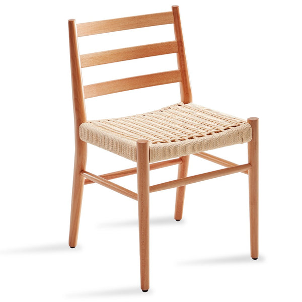 English Elm Dining Chairs with Handwoven Rope Seats and Iron Frame Mid Century Modern Set of 2 Beige,Natural T3623P431438