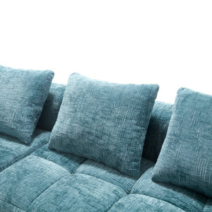 English Elm United We Win 98.42-Inch Modern Modular L-Shaped Sectional Sofa With Chaise & Smart Side Pockets W1568S00145-GIGA