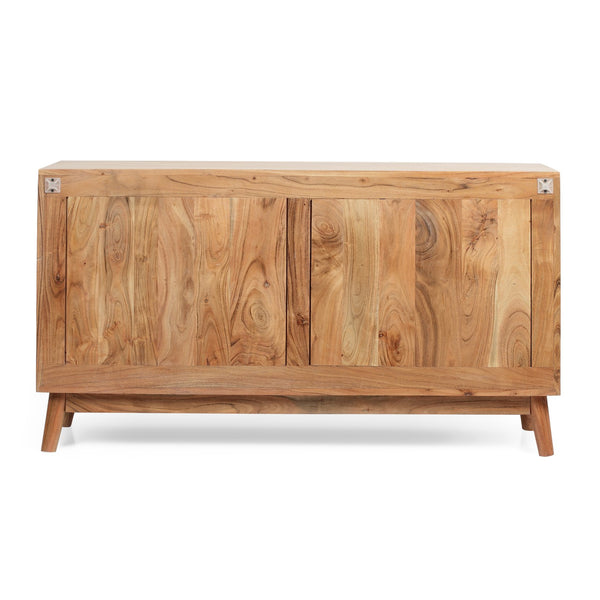 English Elm Christopher Knight Home® - CABINET Acacia & Mango Wood 2-Door Handcrafted Natural Finish Console with Shelves, 47"W x 26.5"H 68738.00