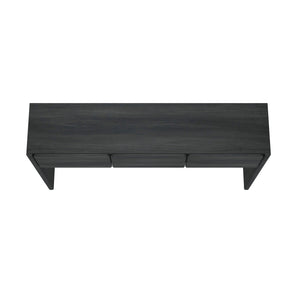 English Elm Linda Console Table Charcoal Gray with 3 Spacious Drawers, Sleek Hardware-Free Front, 60" L Modern Storage B365P398091