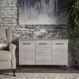 Christopher Knight Home® - Noble House - Emlyn Mid Century Modern Grey Oak Finished Fiberboard Cabinet