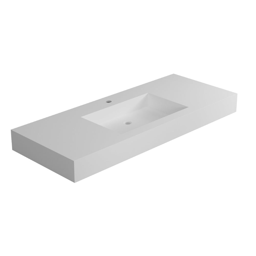 English Elm Stone Resin Seamless Basin Sink for Spa and Contemporary Bathroom Vanity Decor T3785P355765
