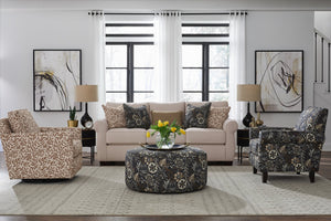 Fusion Lonestar Spice Trade Persian Cocktail Ottoman - Stylish, Multi-functional & Kid-friendly Design Multi Ws ,99% Polypropylene,1% Polyester 140 Spice Trade Persian Cocktail Ottoman