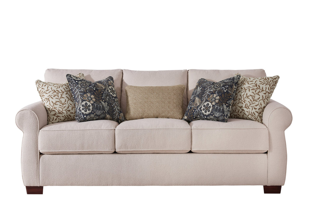 Fusion Lonestar Taupe Sofa – Luxe Living Collection With Reversible Cushions, Plush Comfort & Stylish Design Taupe Ws ,31% Polypropylene,69% Polyester 7901-00kp Lonestar Taupe Sofa