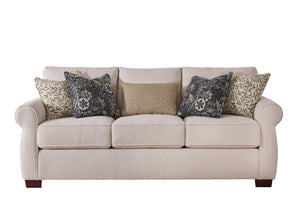 Fusion Lonestar Taupe Sofa – Luxe Living Collection With Reversible Cushions, Plush Comfort & Stylish Design Taupe Ws ,31% Polypropylene,69% Polyester 7901-00kp Lonestar Taupe Sofa