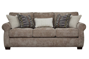 Fusion Chandler Mushroom Sofa - Luxe Living Collection With Reversible Cushions & Plush Comfort Design Mushroom Ws ,100% Polyester 7901-00kp Chandler Mushroom Sofa