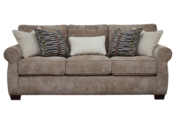 Fusion Chandler Mushroom Sofa - Luxe Living Collection With Reversible Cushions & Plush Comfort Design Mushroom Ws ,100% Polyester 7901-00kp Chandler Mushroom Sofa