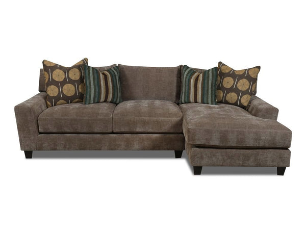 Fusion Samab Mocha Luxe Living Chaise Sofa - Plush, Reversible Cushions For Ultimate Comfort & Style Brown S ,100% Polyester 7902-21l 26r Samab Mocha Chaise Sofa