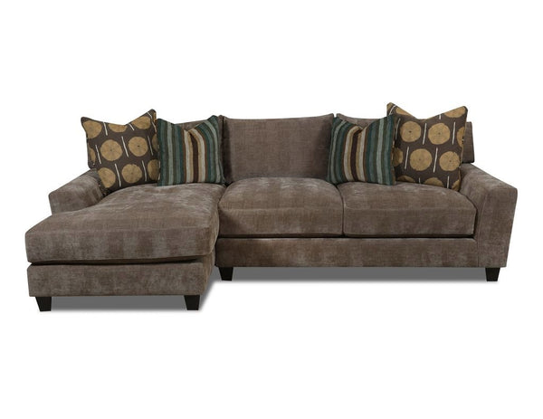 Fusion Samab Mocha Luxe Living Chaise Sofa - Plush, Reversible Cushions For Ultimate Comfort & Style Brown S ,100% Polyester 7902-26l 21r Samab Mocha Chaise Sofa
