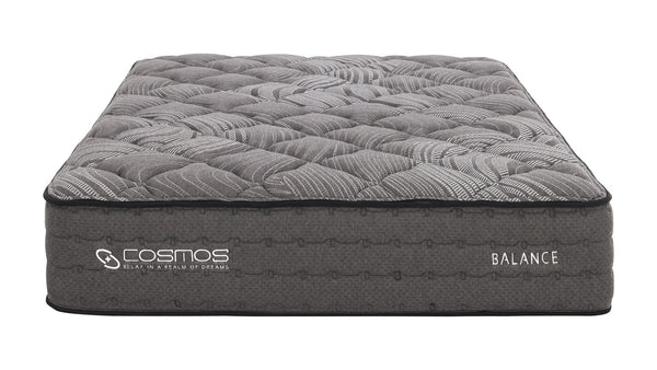 English Elm Balance Queen Hybrid Mattress Graphite Memory Foam Pocketed Coils Medium Feel B342P315699