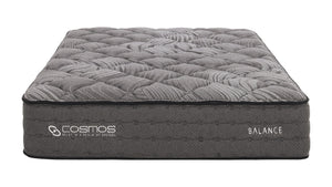 English Elm Balance- King Hybrid Mattress Graphite Memory Foam Cooling Pocketed Coils Medium Feel B342P315700