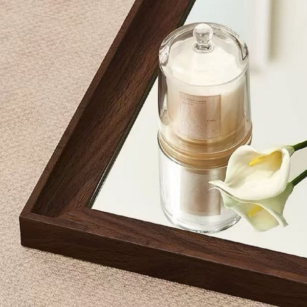 English Elm 70*32 Full-Body Floor Mirror with Faux Wood Frame, Anti-Oxidation Durable Design for Home & Retail W2709P329048