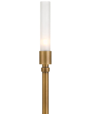 Currey & Company Paseo Brass Cordless Table Lamp - Sleek Candelabra Design With Rechargeable Base For Versatile Lighting Gold Metal ,Glass 6700-0013-currey-company