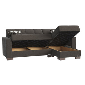 English Elm Primenest Nimbusflow Convertible Chaise Lounge With Storage – Stylish Upholstered Sleeper Sofa B030P303540-GIGA