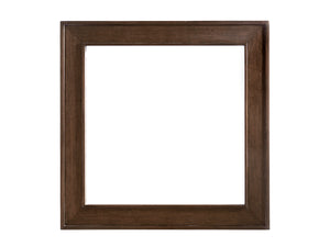 Lexington Gallerie Square Mirror - Contemporary Mocha Framed Design With Beveled Glass For Modern Interiors Palladian  790-204