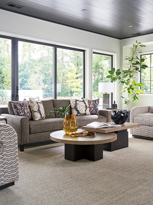 Lexington Portofino Nesting Cocktail Tables - Stylish, Contemporary Design With Warm Taupe And Dark Accents Senegal  416-949c