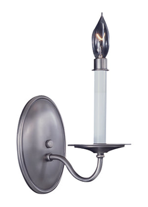 Framburg 1-light Rustic Jamestown Sconce - Exquisite Early American Design, Handcrafted Quality Lighting Fixture Satin Pewter Metal 7911 Sp