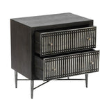 Moti Sarah 2-Drawer Nightstand 79114001A