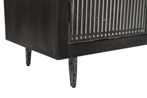 Moti Sarah 4-Door Media Cabinet Antique Brown 79118005