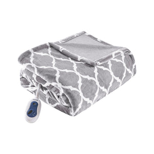 JLA Home Beautyrest - Throw Oversized Heated Blanket with Secure Comfort Tech, Ultra-Soft Microlight Plush, Low EMF, 5-Year Warranty BR54-0538