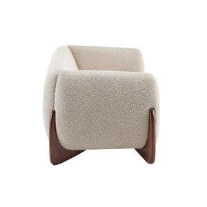 English Elm Christopher Knight Home® - 82Inches Boucle Sherpa Sofa - Almond | Oversized Comfort With Modern Design For Cozy Living Spaces N771P205090V_N771P205091V