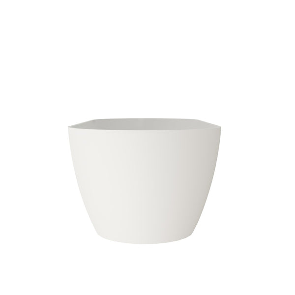 English Elm 69'' Stone Resin Freestanding Soaking Tub Matte White Spa Bath Solid Surface T5287P418032