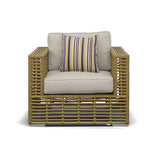 VIG Furniture Renava Ko Tao - Outdoor Beige + Wicker Lounge Chair VGATRASF-054-CHR